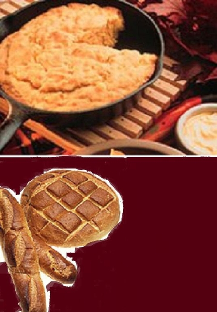 Gluten-free Baking, or Just Baking Without Wheat, on a Budget - NASA (cornbread), U.S. Department of Agriculture (sourdough) / Creative Commons - Public Domain (http://upload.wikimedia.org/wikipedia/commons/c/ce/Cornbread.jpg)