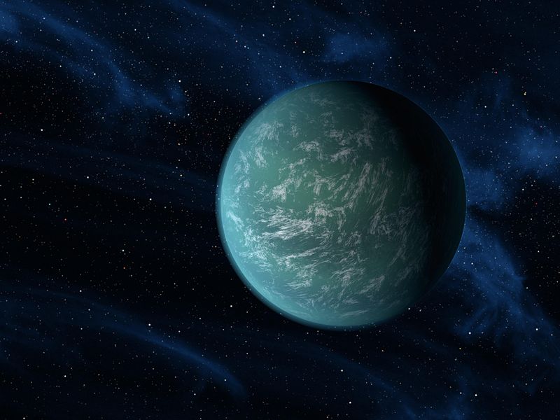 Kepler 22-B:  An Earth-like Planet in the Direction of Vega? - Wikimedia Commons / N.A.S.A./Ames/JPL-CalTech - Public Domain (http://commons.wikimedia.org/wiki/File:Kepler22b-artwork.jpg)